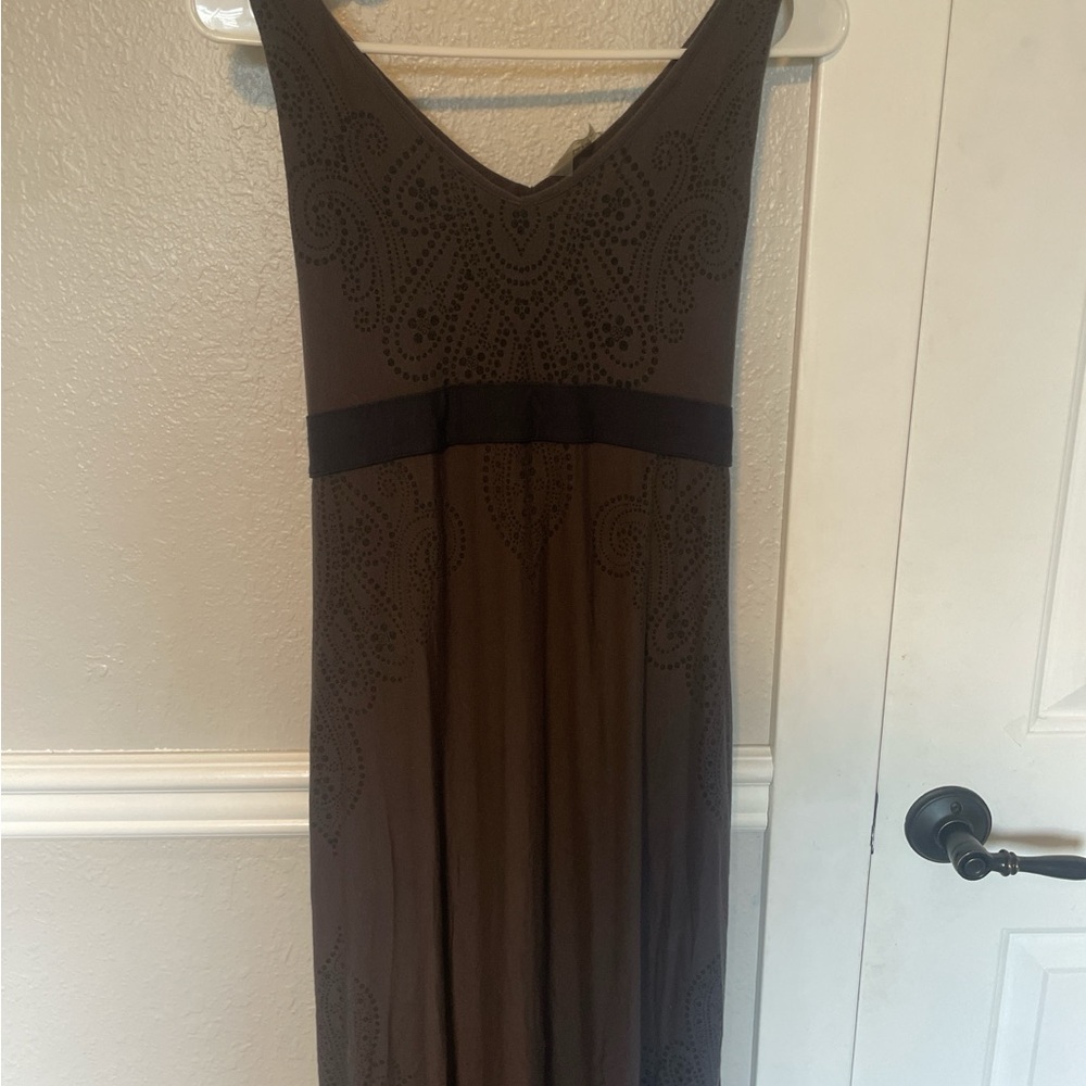 Athleta Brown Dress with tie back